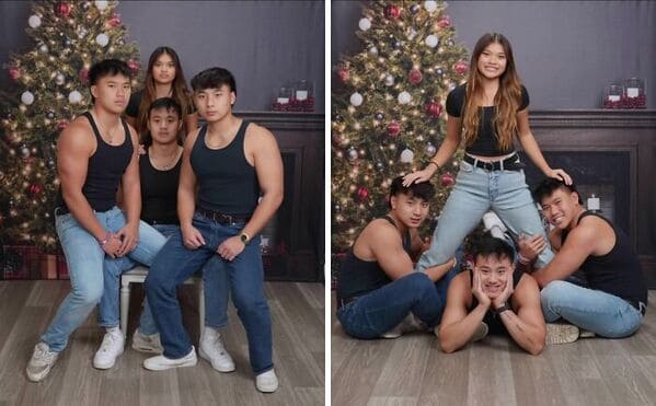 TikTokers go viral with awkward holiday photos at JCPenney's as viewers  love them - Dexerto