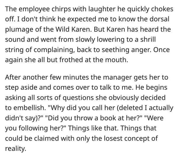 Retail Veteran Turns Tables On Entitled Karen In Hilarious Mistaken Identity Game - Jarastyle