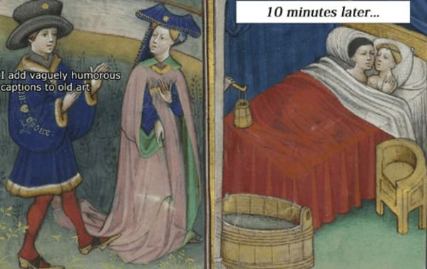 35+ Classical Art Memes That Reveal The Saucier Side Of Relationships - Jarastyle