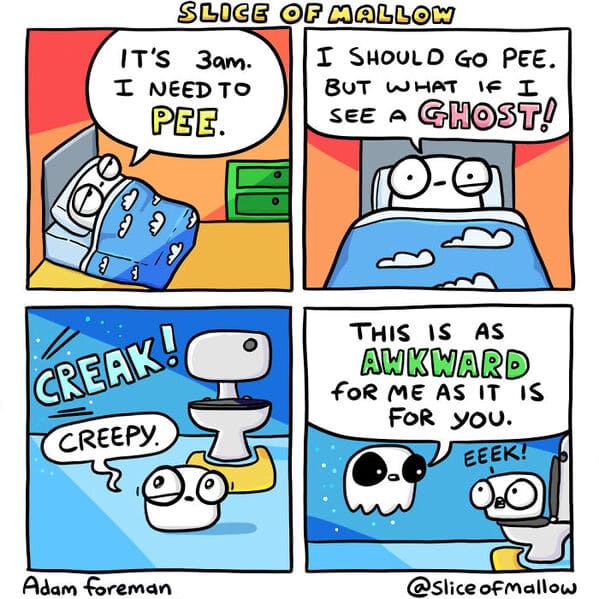 30+ Hilariously Relatable "Slice Of Mallow" Comics By Adam Foreman - Jarastyle