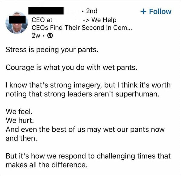 40 Bizarre LinkedIn Posts That Deserve Their Own 'Cringe-Worthy' Badge - Jarastyle