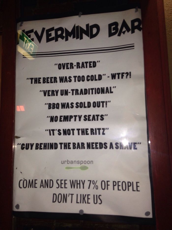 50 Funny Signs From Bars And Restaurants That Were Too Good Not To Share - Jarastyle