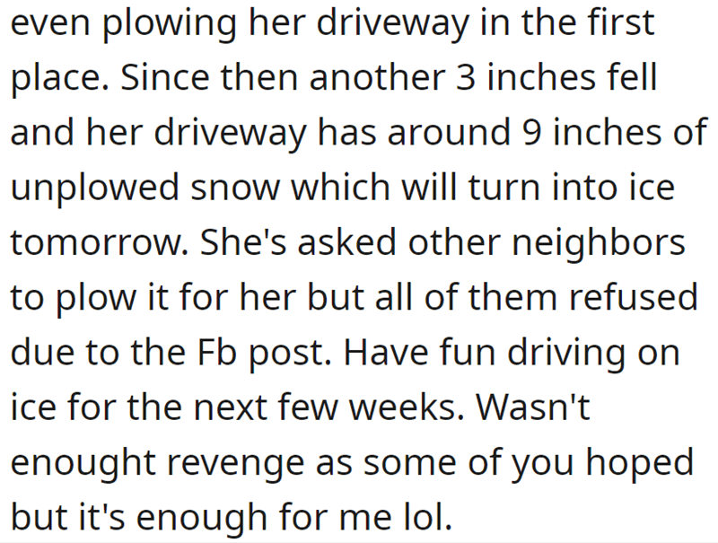 Snow Shoveling Man Takes Petty Revenge On Neighbor Who Takes It For Granted - Jarastyle