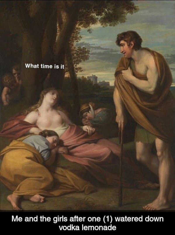 35+ Classical Art Memes That Reveal The Saucier Side Of Relationships - Jarastyle