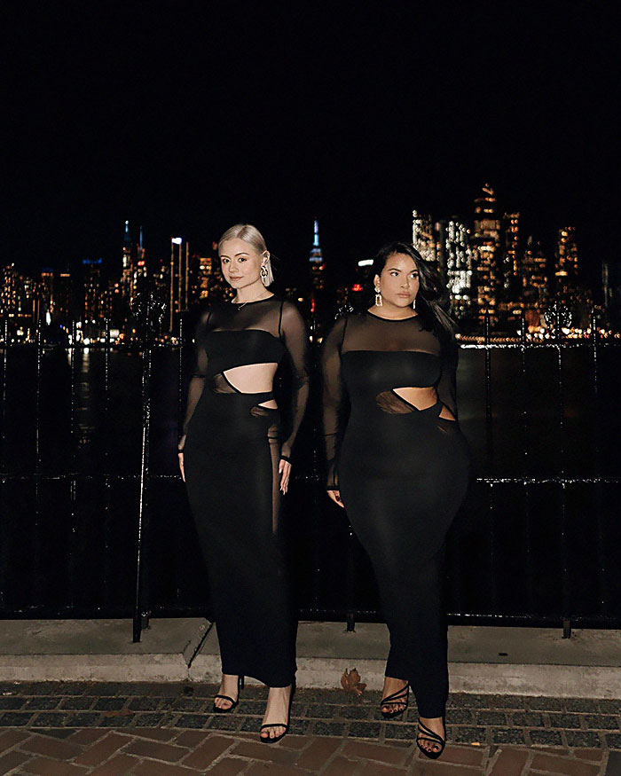 Two Friends Wear The Same Outfits In Wholesome Photo Series Proving There Is No 'Ideal' Body Type (40 Pics) - Jarastyle