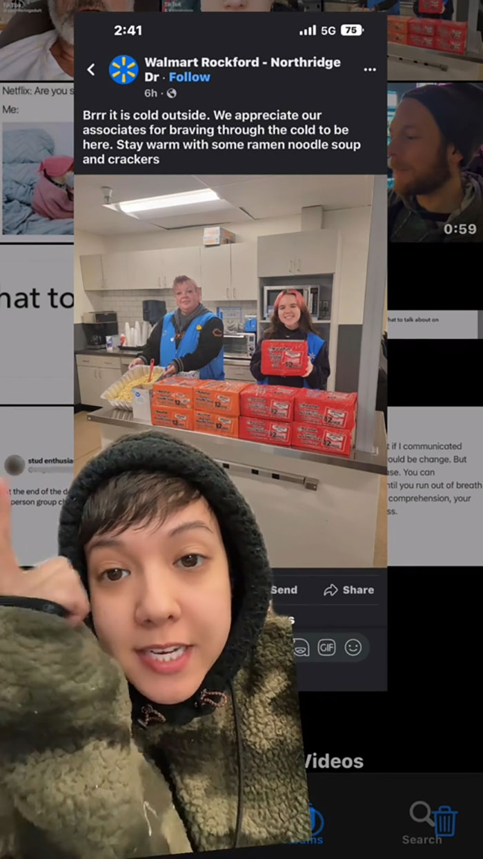Walmart Called Out For Offering Their Employees "55-Cent Ramen" After Coming To Work In A Blizzard - Jarastyle