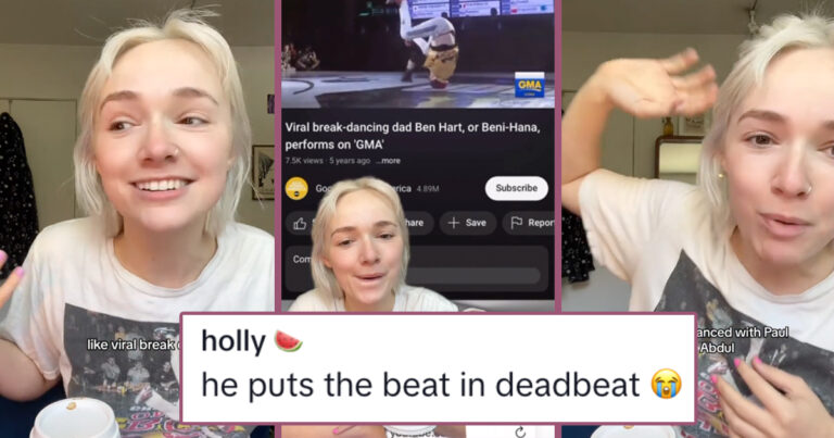 Dad Abandons His Family To Become A Competitive Breakdancer, So His Daughter Calls Him Out On Tiktok