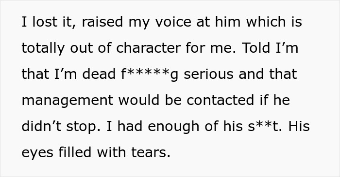 Coworker Manipulates And Picks On Employee, But Falls Apart Crying The Second He's Confronted - Jarastyle