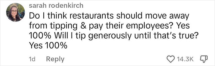 Waitress Is Being Praised For Her Blunt And Honest Response To Non-Tippers - Jarastyle