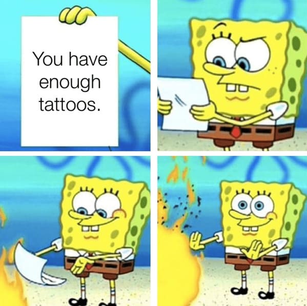 35 Hilarious Meme Tattoos That People Actually Got IRL
