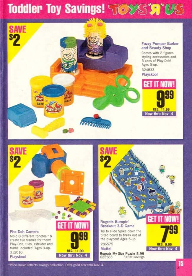 Toy R Us Guide 50+ Nostalgia-Packed Pictures From The 1997 Toy R Us Catalogue