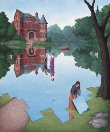 40 Mind-Melting Optical Illusion Paintings By Surrealist Rob Gonsalves