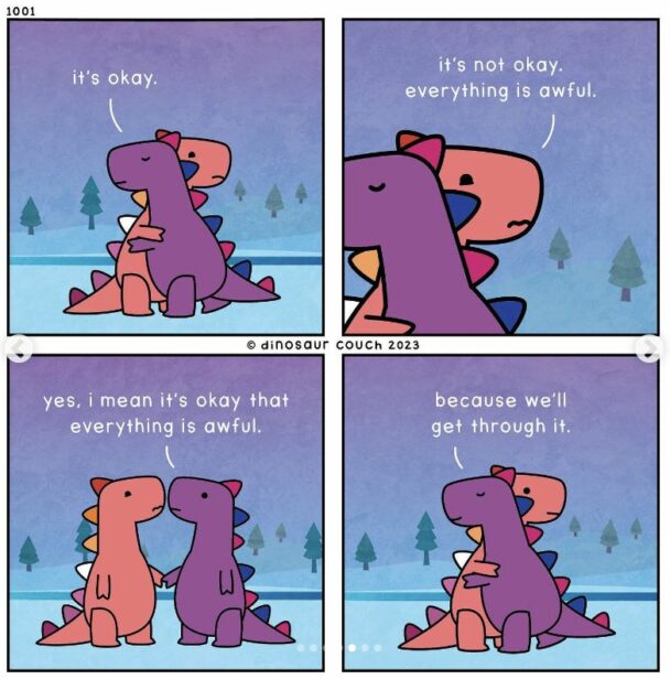 35 New Wholesome Comics From The Lovable Dinosaur Couch