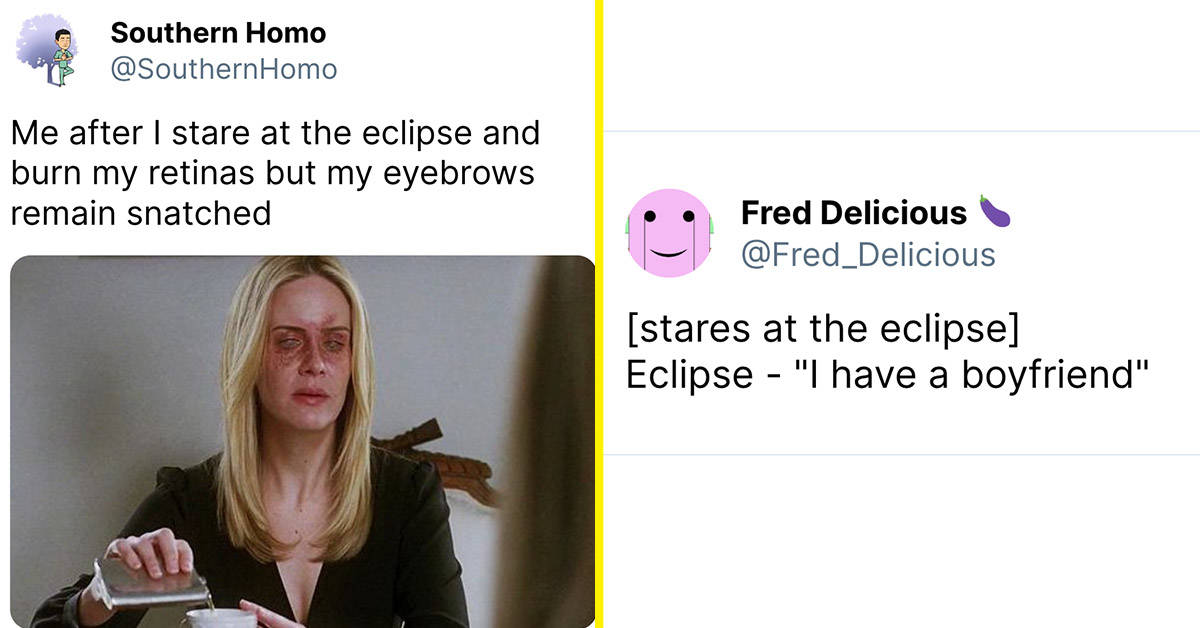 40 Funniest Solar Eclipse Tweets To Brighten Your Day While The Sun