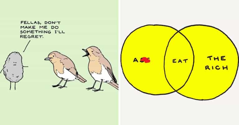 40 Funny And Profound Single-Panel Comics From Wholesome Artist Henry James Garrett