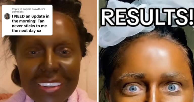 Woman’s Use Of Multiple Fake Tanners At Once Results In Her Face Getting Greener By The Minute