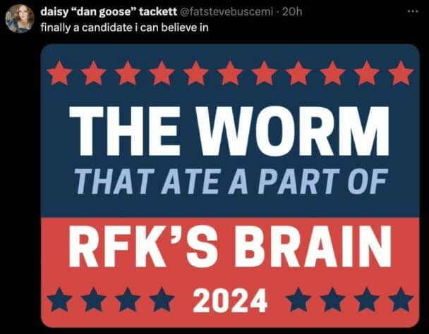 24 Funniest Rfk Jr Brain Worm Tweets That Wiggled Across Our Timeline