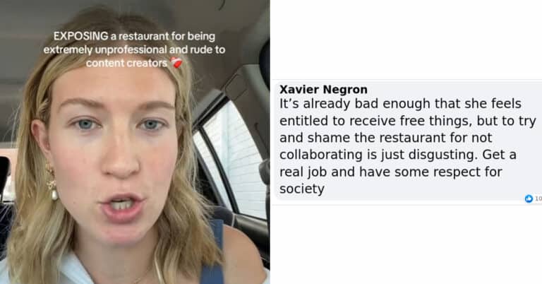 TikTok Influencer Tries To Shame Restaurant For Not Collaborating And It Backfires Hilariously