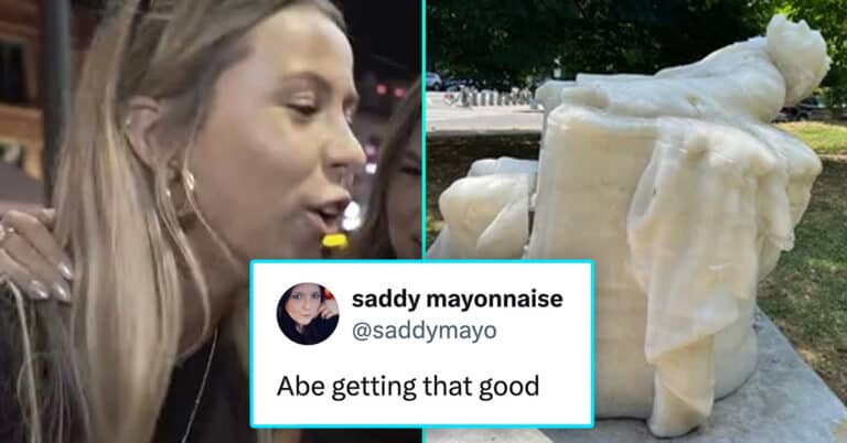 Abe Lincoln Wax Statue Melts, Internet Roasts With Hilarious Comments (25+ Pics)