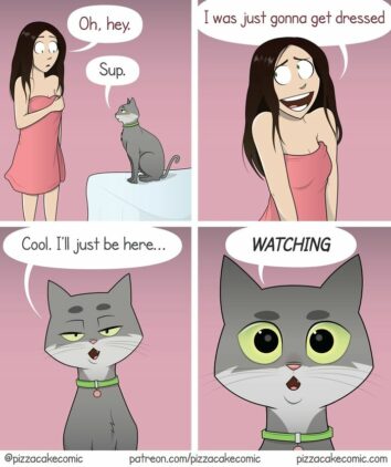 45 Relatable Comics About Life From The Female Perspective From "Pizza