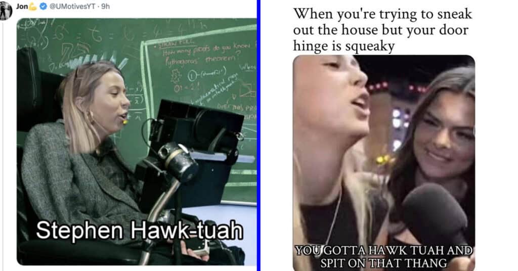 30 Funniest Hawk Tuah Memes That'll Make You Laugh So Hard You Spit On ...