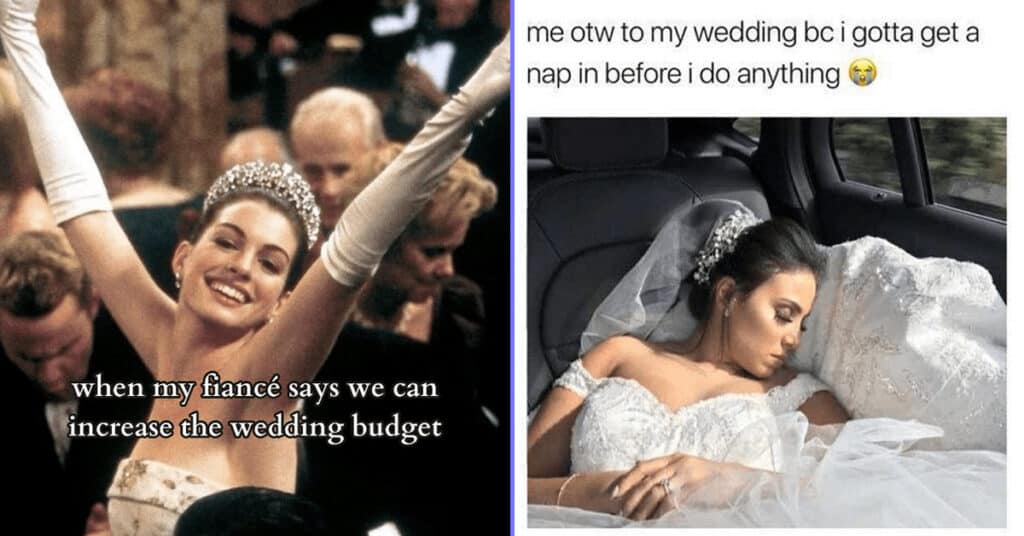 41 Funny Wedding Memes To Make A Bride Laugh Her Veil Off