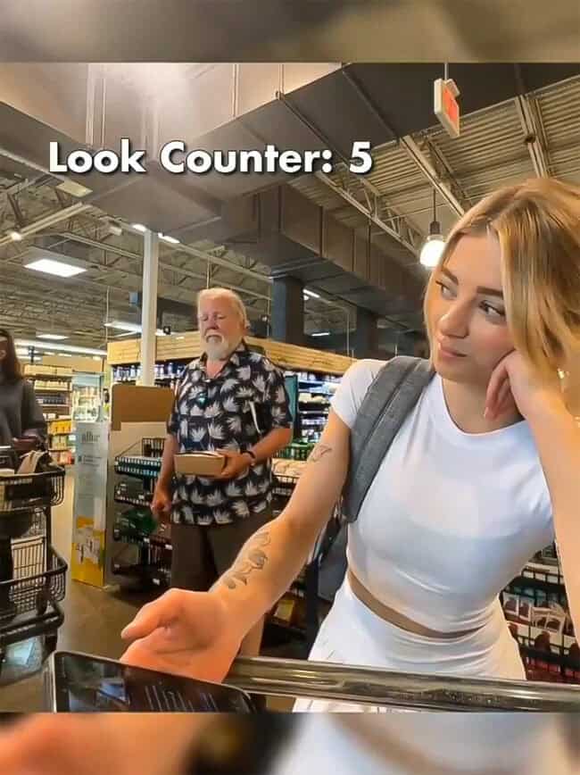 Model Tries To Shame Older Guy "Checking Her Out" But It Backfires And
