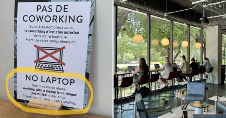 American Man Complains About European Cafes Banning Laptops, Gets Torched In The Comments