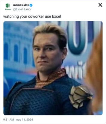 45+ Funny Excel Memes That Every Spreadsheet Warrior Will Relate To ...