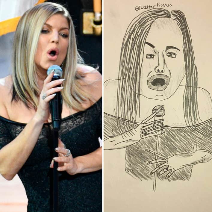 42 Poorly Drawn Celebrities From Fans Trying Their Best To Pay Tribute