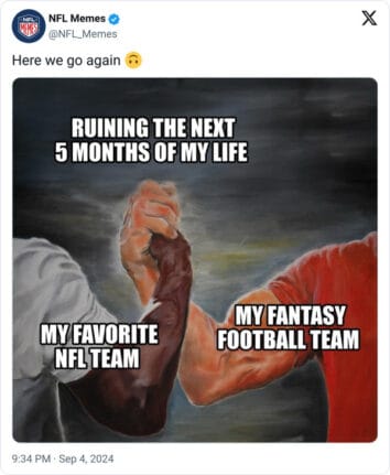 40 Funny Fantasy Football Memes That Were A First-Round Pick This ...