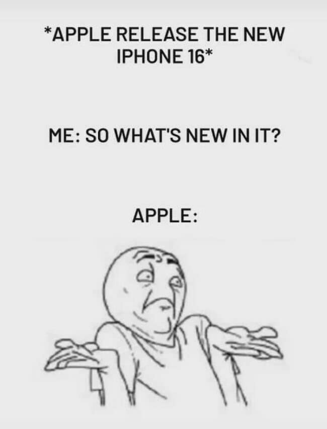 25 Funniest Memes Roasting The iPhone 16 Launch