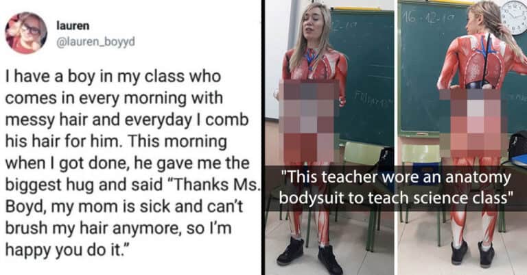50 Heartwarming And Wholesome Times Teachers Went Above And Beyond For Their Students