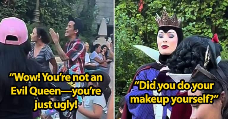Parents Hilariously Roasted For Being Furious With Disneyland’s Evil Queen For Acting “Too Evil”