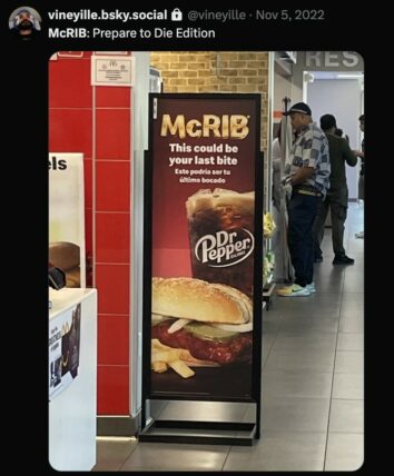 23 Funny McRib Tweets And Memes Condemning History's 2nd Worst Rib ...