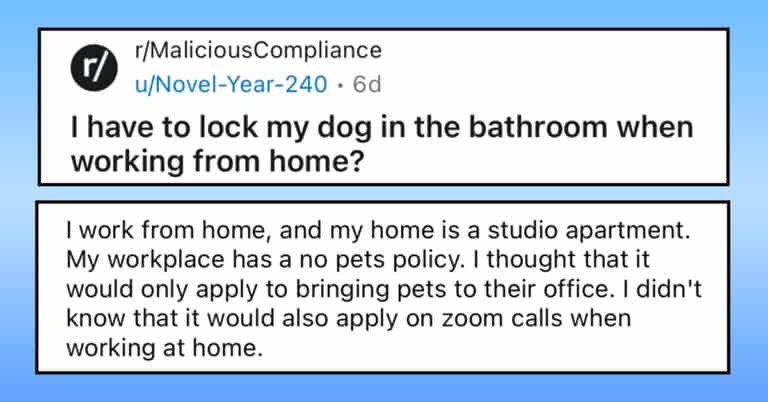 “My Dog Was Simply Sitting”: Remote Worker Maliciously Complies With No-Dog Policy Using Hilarious Zoom Background Hack