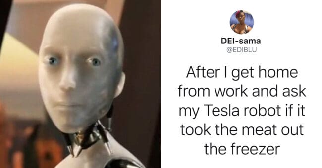 40 Funny 'My Tesla Robot' Memes Poking Fun At Everyday Tasks