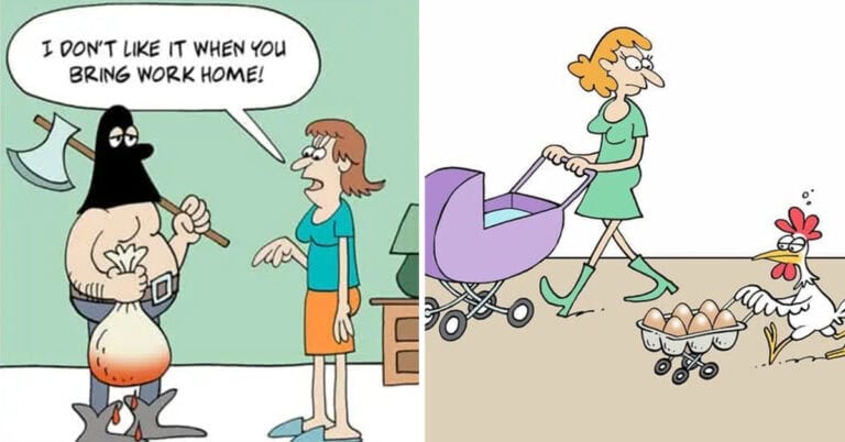 50 Absurdly Funny One-Panel Comics Blending The Human And Animal World From Cartoonist Quatsch