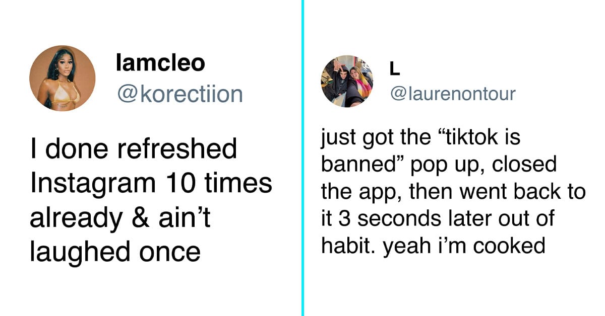 55 Funny TikTok Ban Tweets For Anyone Experiencing FYP Withdrawal
