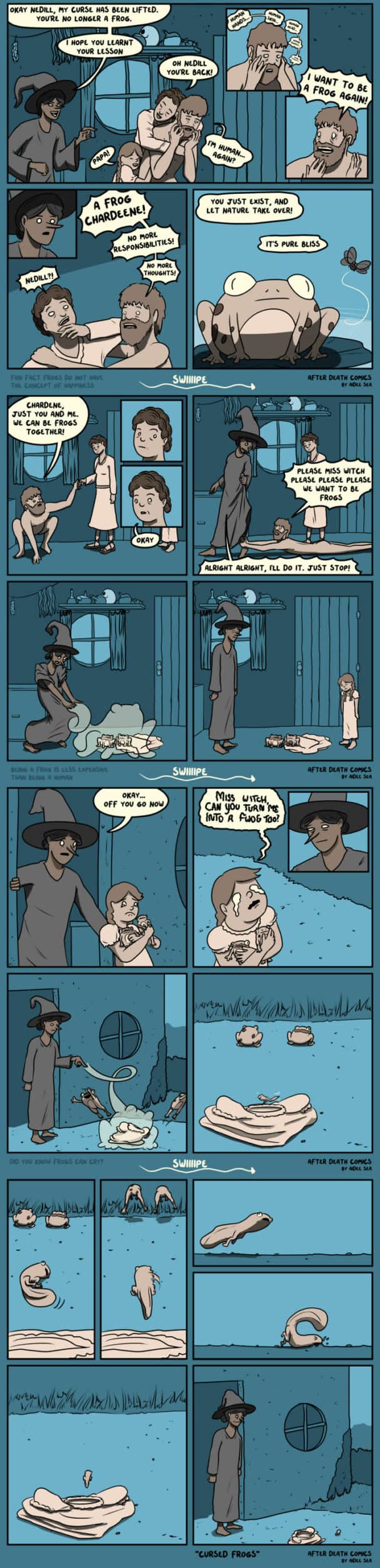 40 Dark Fantasy Cartoons From The Twisted Mind Behind After Death Comics