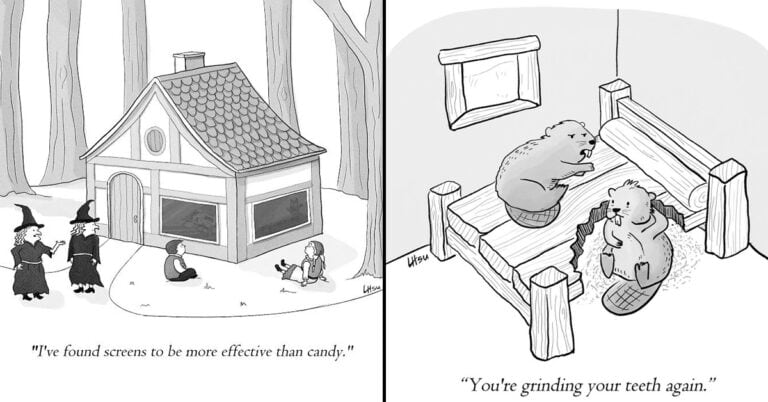 44 Brilliantly Funny Single-Panel Comics From Clever New Yorker Cartoonist Lynn Hsu