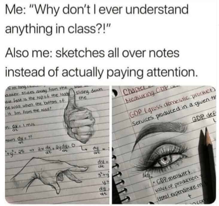 30 Funny And Relatable Drawing Memes That Really Illustrate The ...