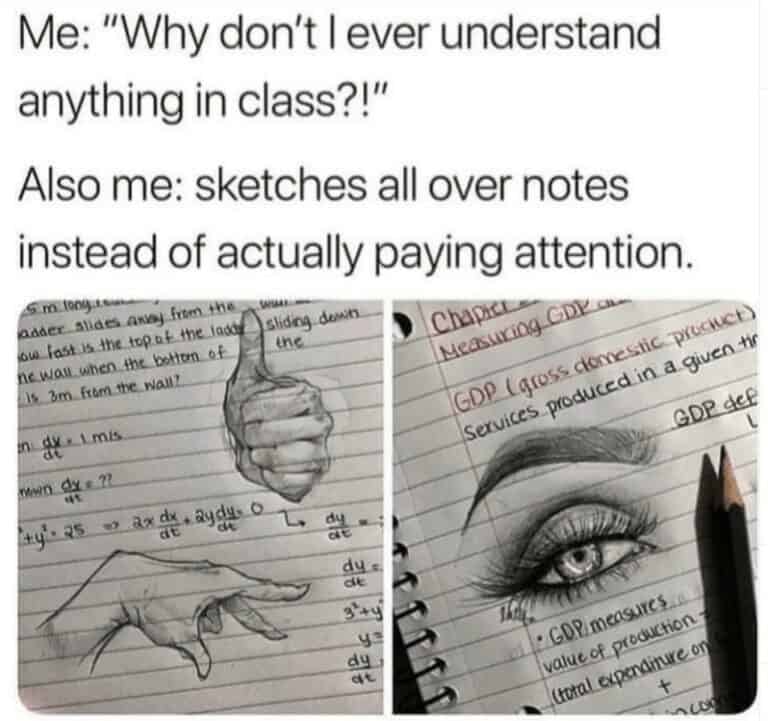 30 Funny And Relatable Drawing Memes That Really Illustrate The ...
