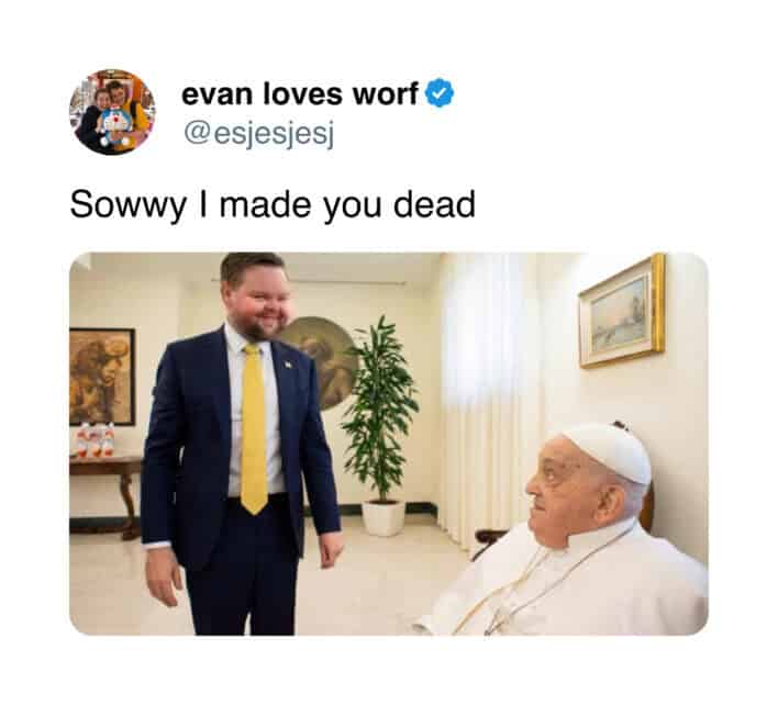 Pope Ranch Meme 37 Tweets And Memes Reacting To The Recent Passing Of Pope Francis