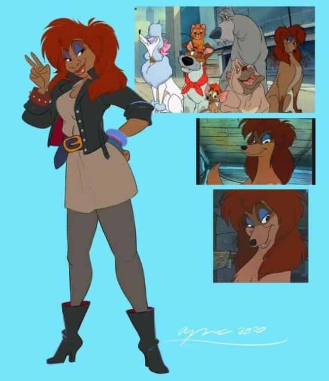 35 Iconic Disney Animals Recreated As Humans By Illustrator Alexander Pick