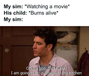 Sims Pool Meme 35 Funniest Sims Memes For Players Who’ve Removed The Pool Ladder On ...
