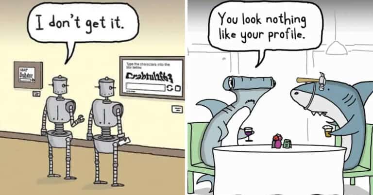 40 Funny One-Panel Comics That Are Just The Right Kind Of Weird Cartoonist From Dave Blazek