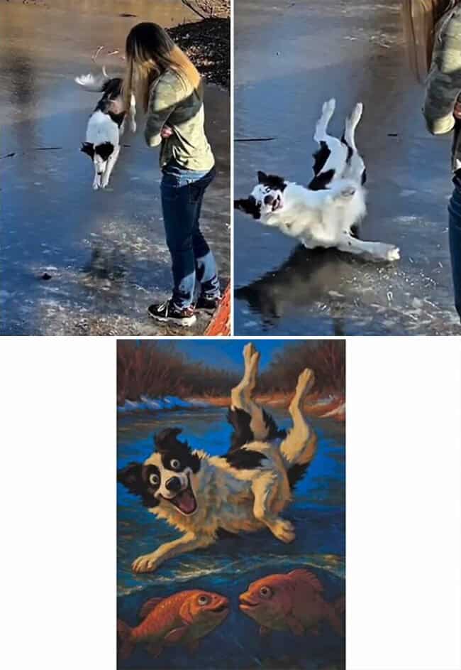 Fail Cartoon Images Artist Reimagines Viral Animal Fails As Caricatures On His Instagram ...