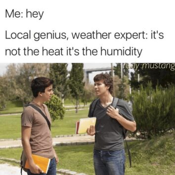 25+ Funny Humidity Memes For Everyone Whose Entire Body Feels Like Post ...