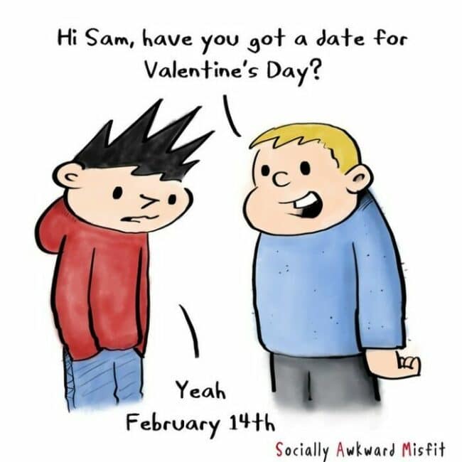 25+ Funny Introvert Comics From Socially Awkward Cartoonist Ross Hendrick